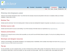 Tablet Screenshot of dev.dotclear.org