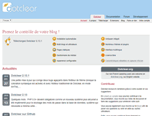 Tablet Screenshot of fr.dotclear.org
