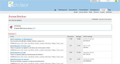 Desktop Screenshot of forum.dotclear.org